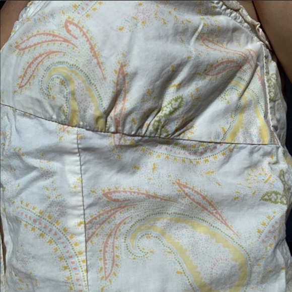 Vintage snap button up paisley tank - Picture 4 of 5